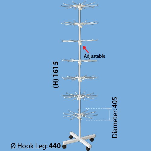 7 Tier Hook Stand resize