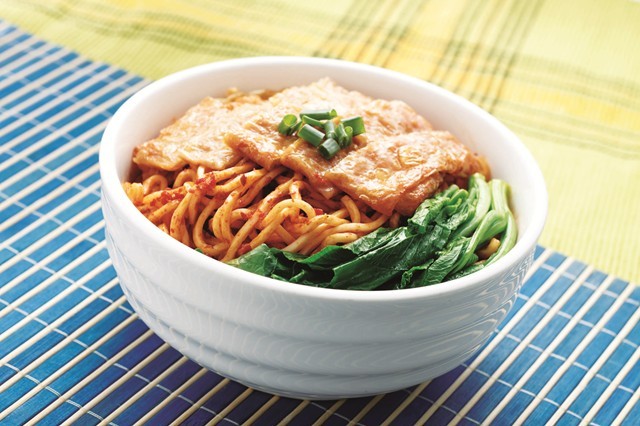 Vegetarian Hot   Spicy Pan Mee (Dry)