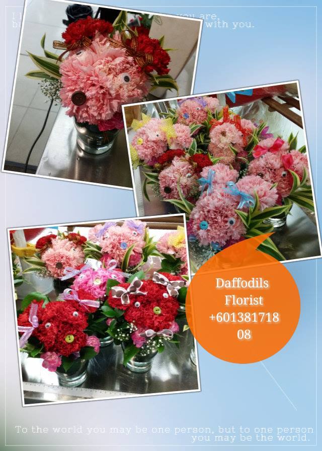  Made some animals lately... — at Daffodils Florist, Plaza Merdeka.