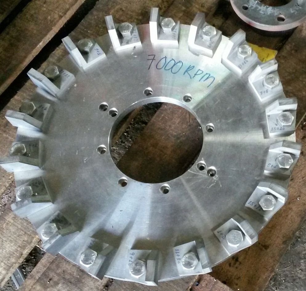 Fabricate dia.20" S/S Grinding Disc