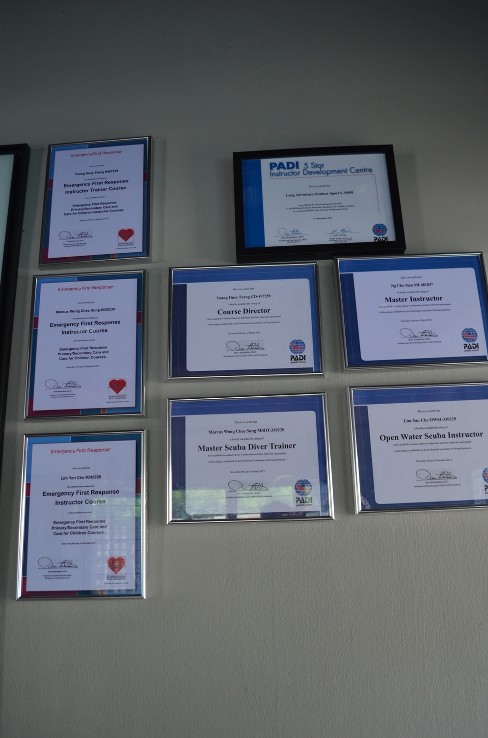 Certification
