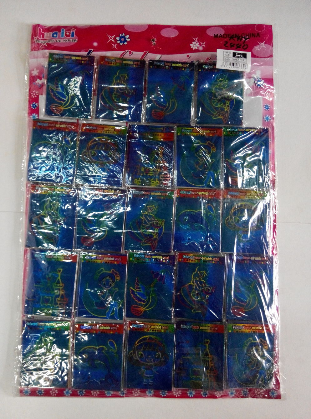 24's Laser Scratch Card KHY2440