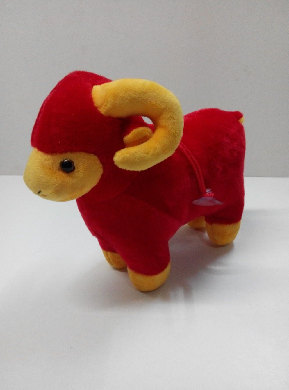 24cm Red Plush Sheep DC24