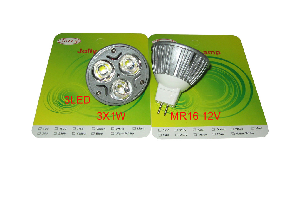 551 212 105 129 MR16 12V 3X1W 3LED