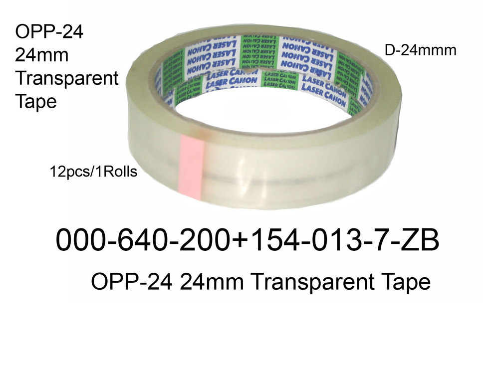 000 640 200 OPP 24 24MM Transparent Tape