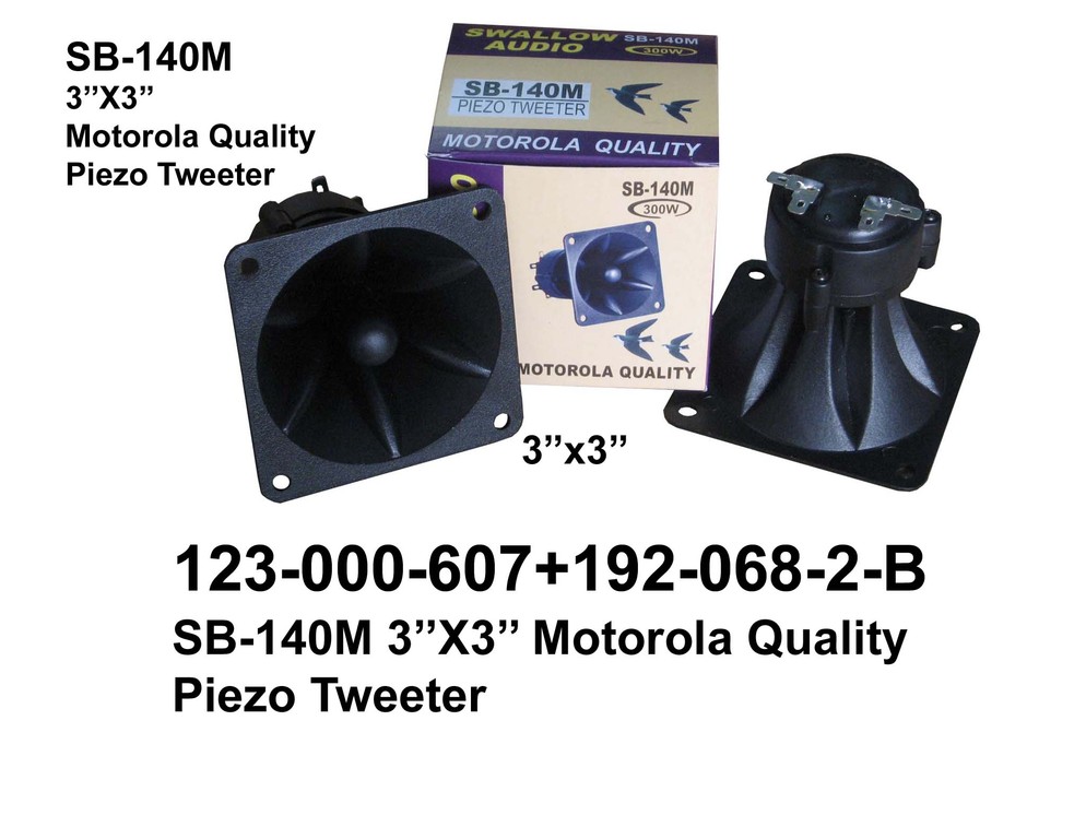 123 000 607 SB 140M 3''X3'' Piezo Tweeter
