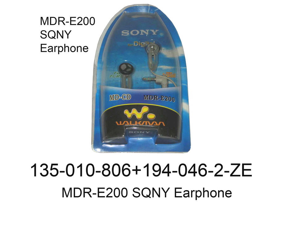 135 010 806 MDR E200 SQNY Earphone