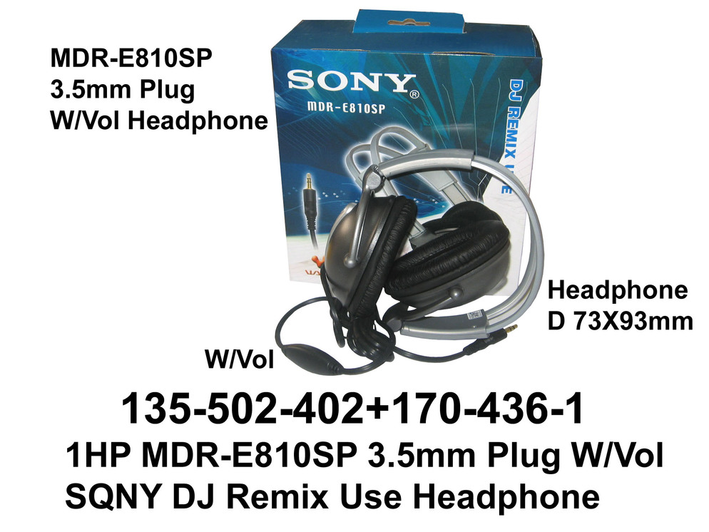 135 502 402 MDR E810SP Headphone