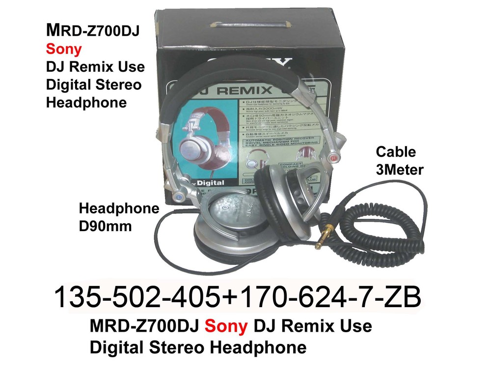 135 502 405 MRD Z700DJ DJ Heaphone Grey Colour