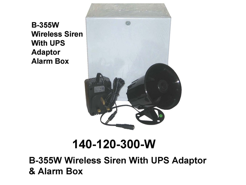 140 120 300 W Wireless Siren  With UPS Adaptor