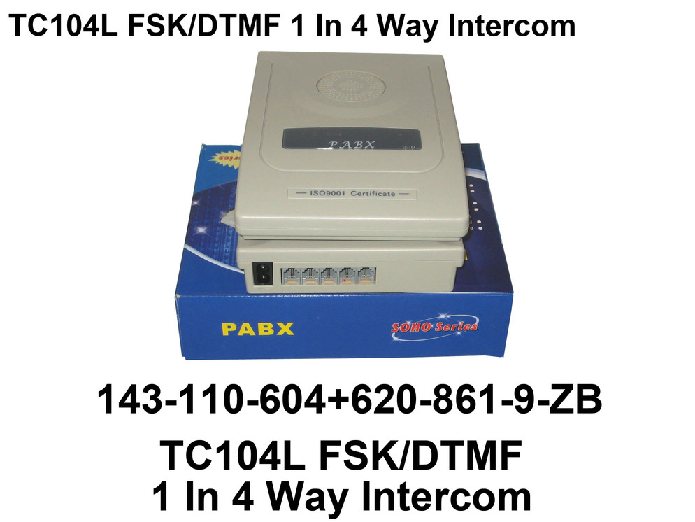 143 110 604 TC104L FSK DTMF 1 IN 4 WAY INTERCOM