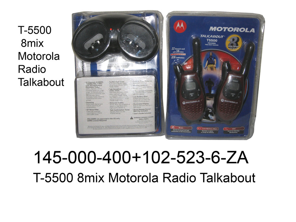 145 000 400 T 5500 Moto Radio