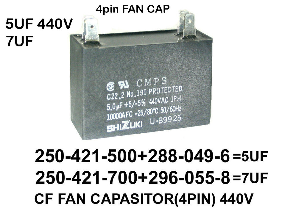 250 421 500 5UF 4PIN