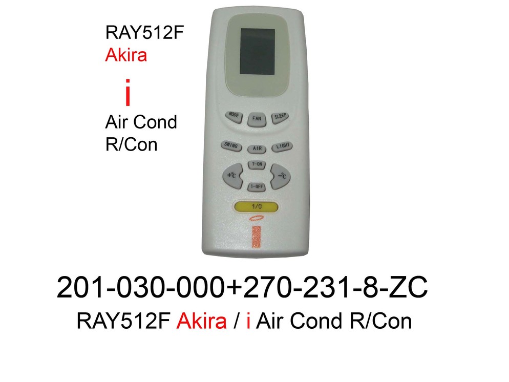 201 030 000 RAY512F Akira i Air Con R Con