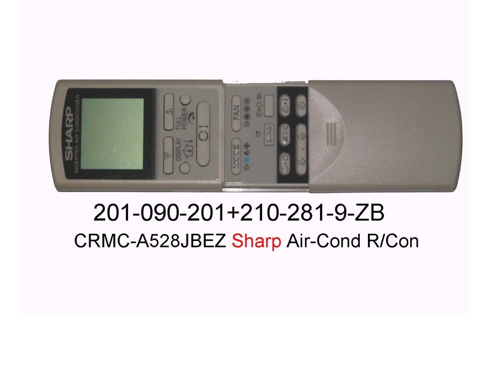 201 090 201 CRMC A528JBEZ Sharp Air Cond R Con