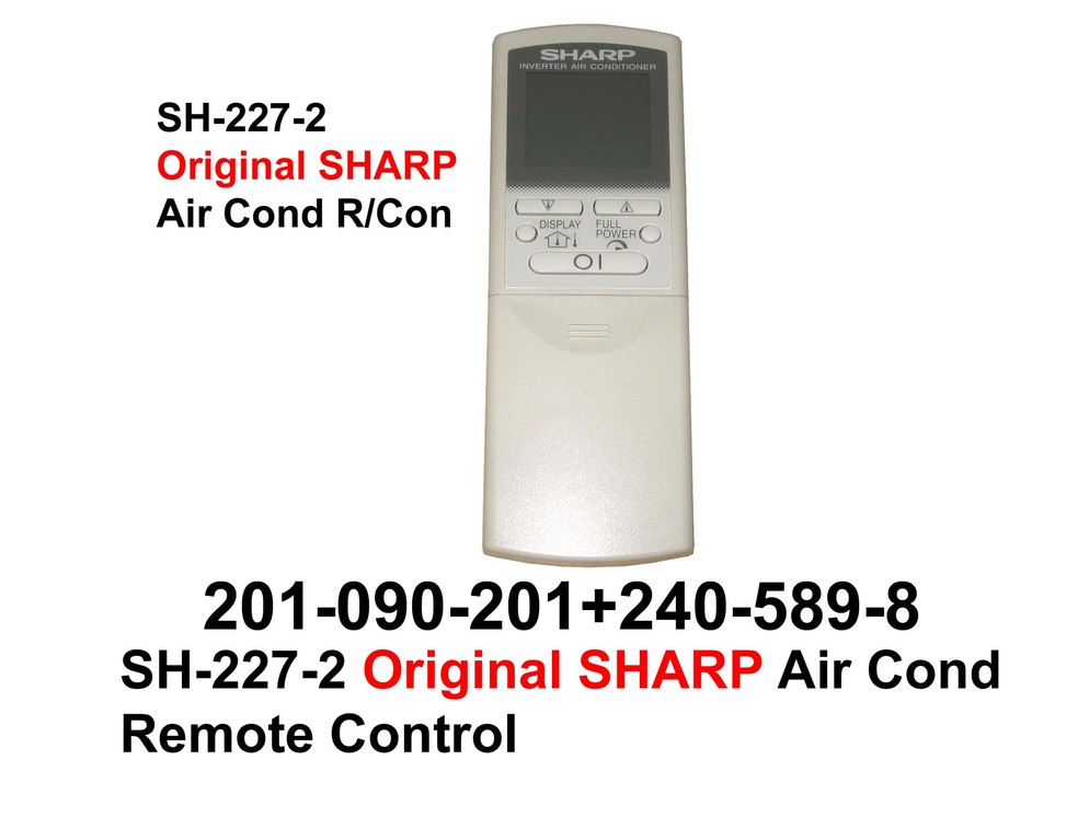 201 090 201 SH 227 2 Original SHARP Air Cond