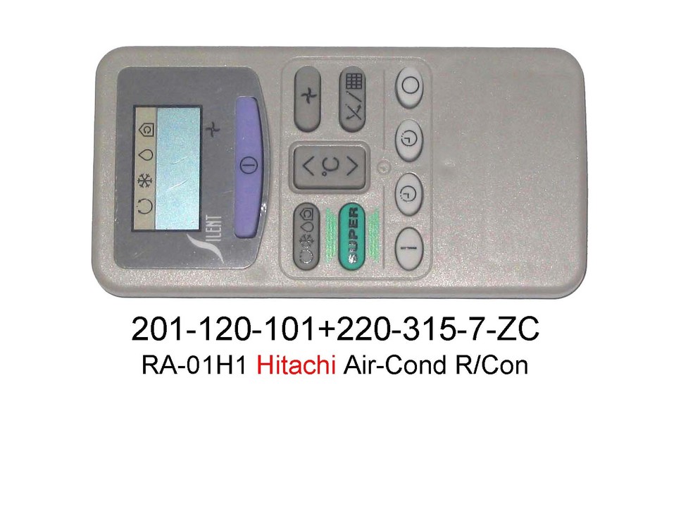 201 120 101 RA 01H1 Hitachi Air Cond R Con