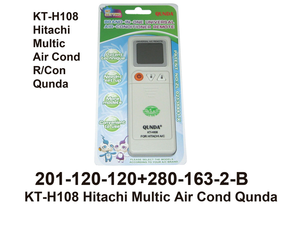 201 120 120 KT H108 Hitachi Qunda  Air Cond R Con