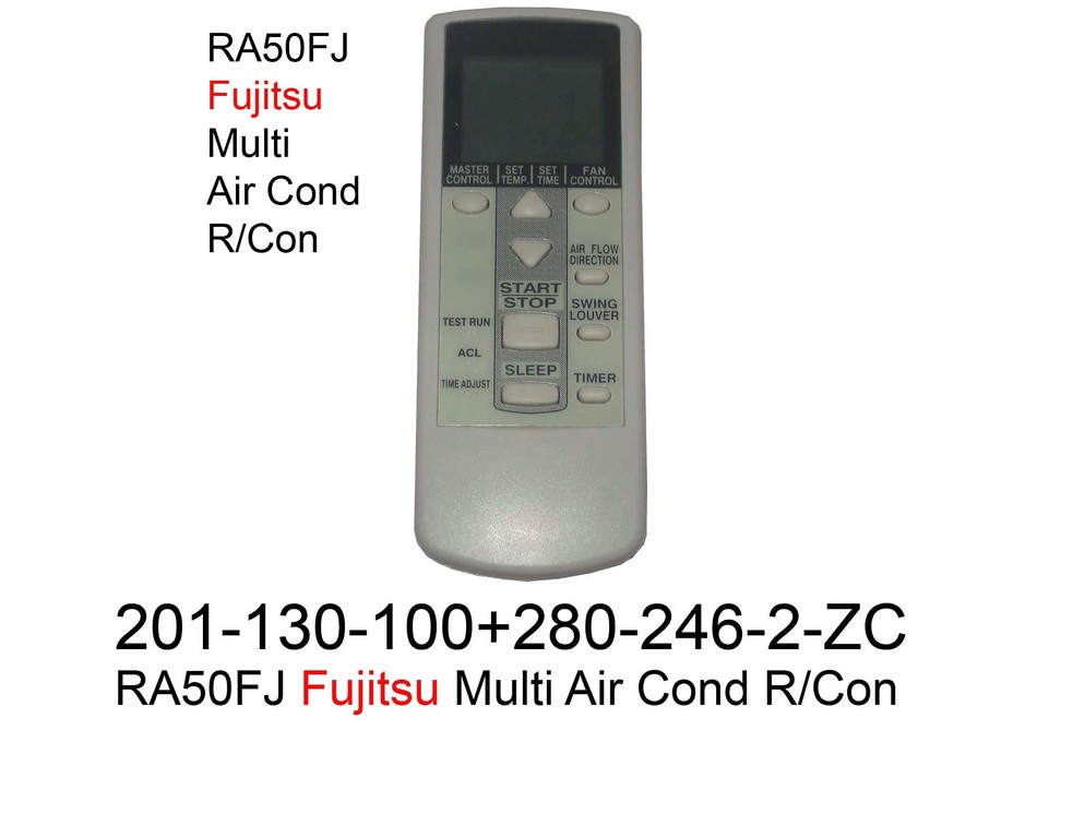 201 130 100 RA50FJ Fujitsu Multi Air Cond R Con