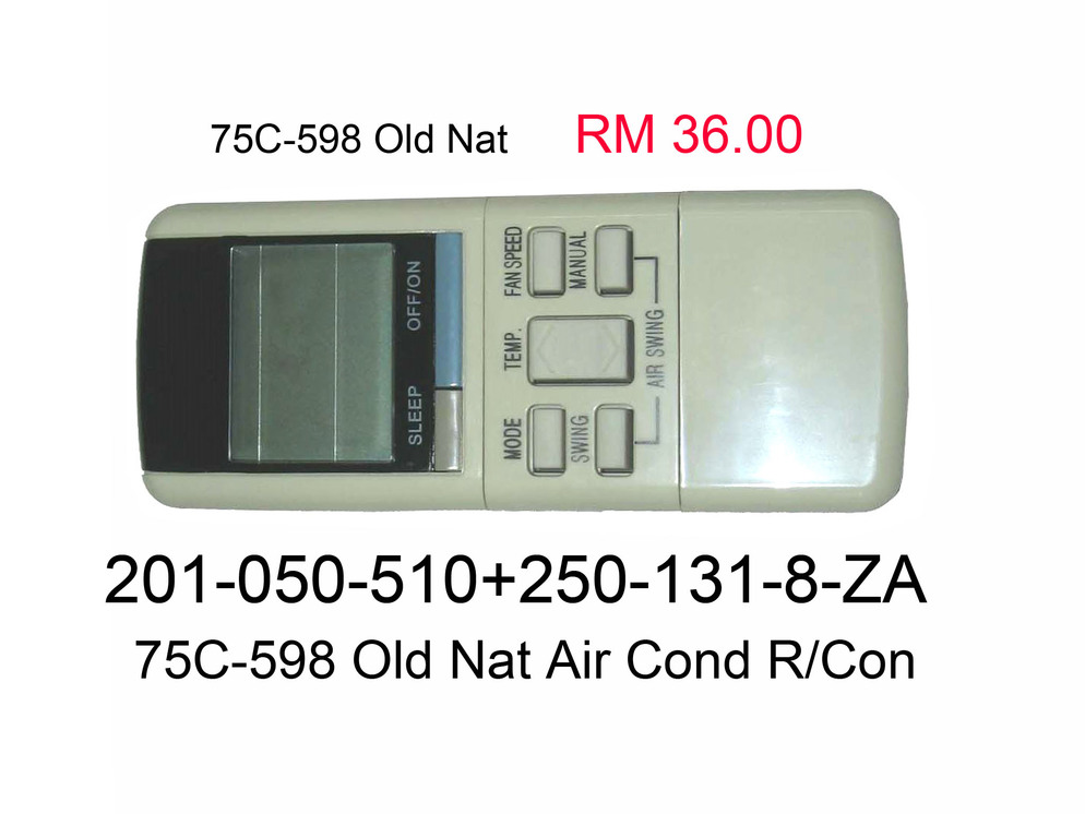 201050510 75C598  9 White Old Nat Air Cond