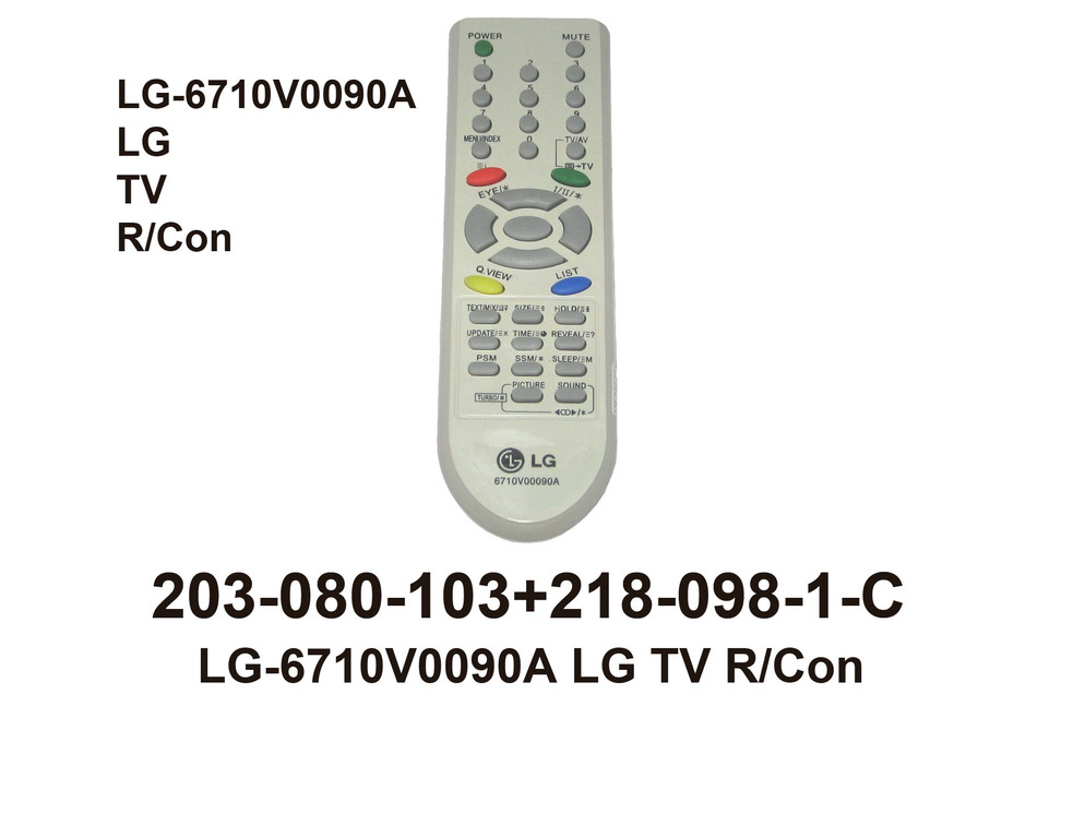203 080 103 LG 6710V0090A LG TV R Con