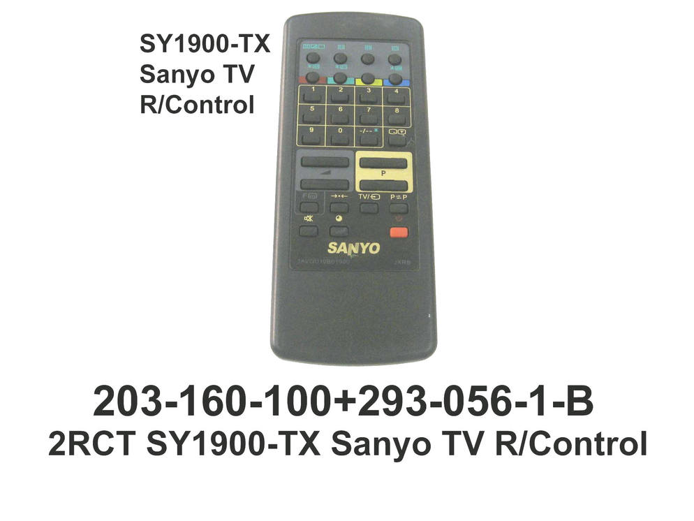 203 160 100 SY1900 TX Sanyo TV R Con