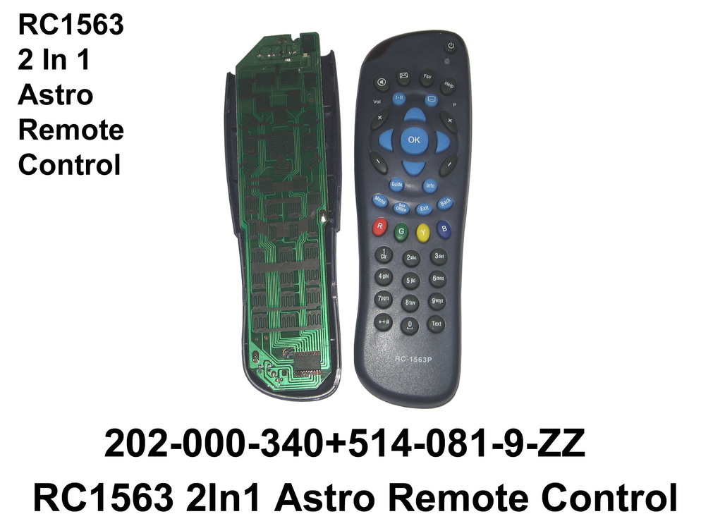 202 000 340 RC1563 2 IN 1 ASTRO REMOTE CONTROL