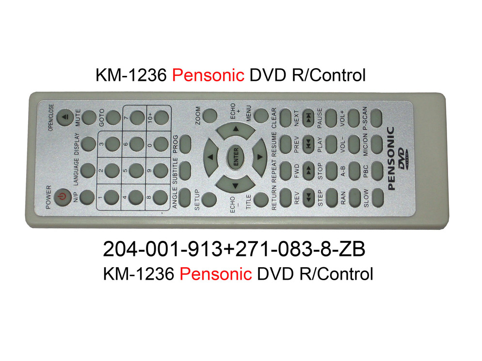 204 001 913 KM 1236 Pensonic DVD R Con