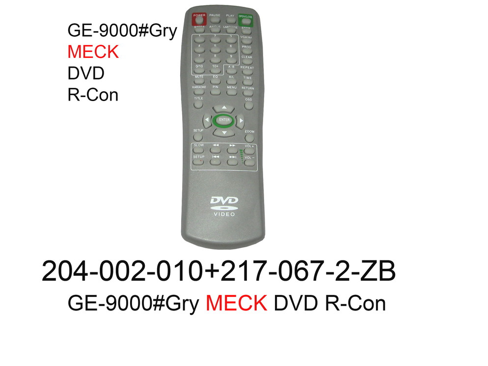 204 002 010 GE9000 Gry Meck DVD R Con