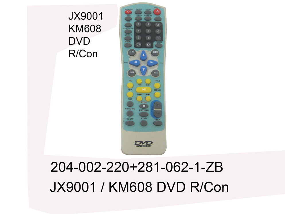 204 002 220  JX9001 KM608 DVD R Con