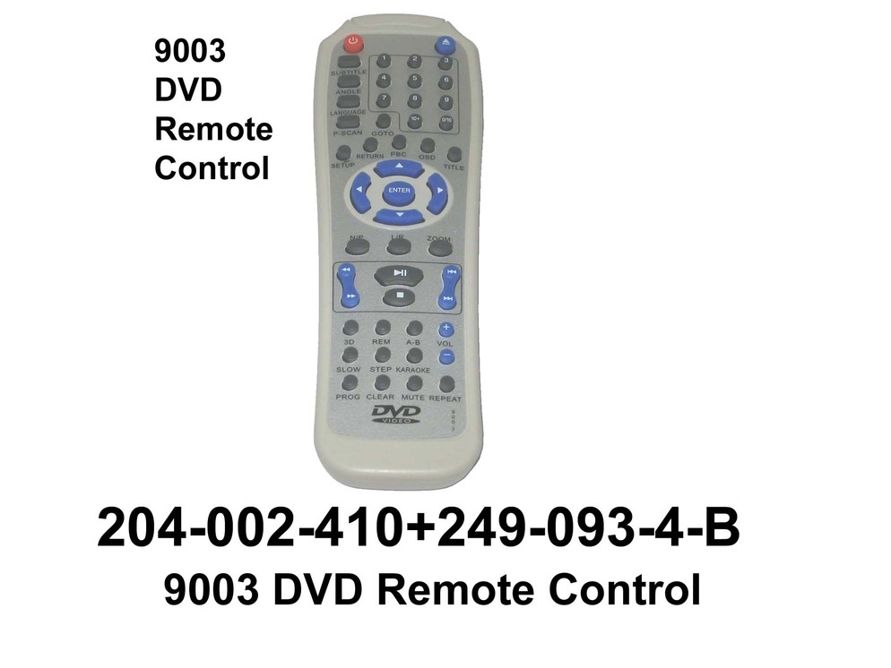 204 002 410 9003 DVD Remote Con