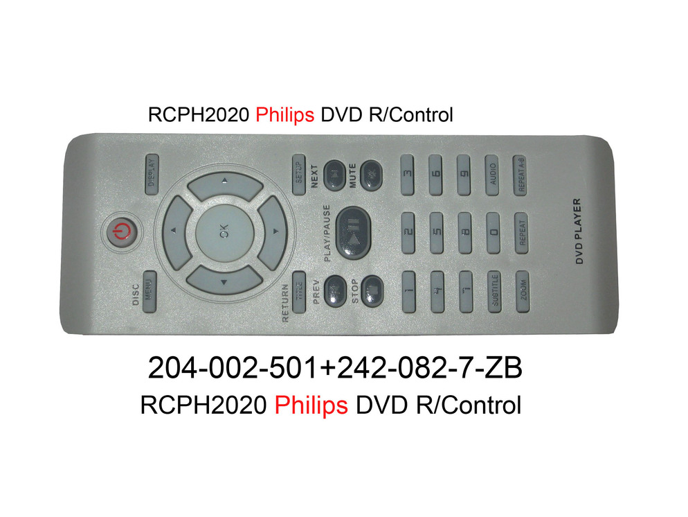 204 002 501 RCPH2020 Philips DVD R Con