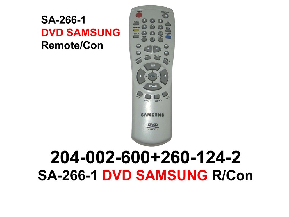 204 002 600 SA 266 1 DVD SAMSUNG R Con