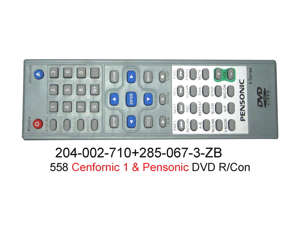 204 002 710 558 Cenfornic 1 Pensonic DVD R Con