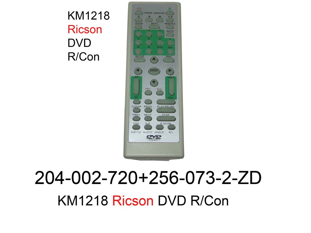204 002 720 KM1218 Ricson DVD R Com