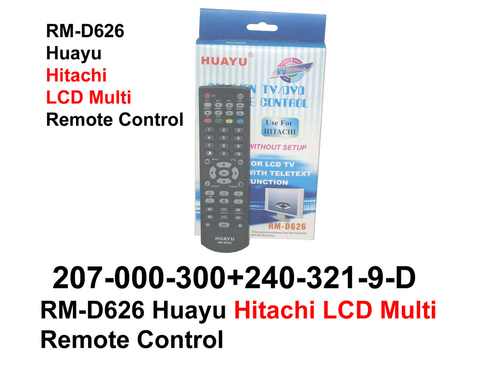 207 000 300 RM D626 Huayu Hitachi LCD Multi R Con
