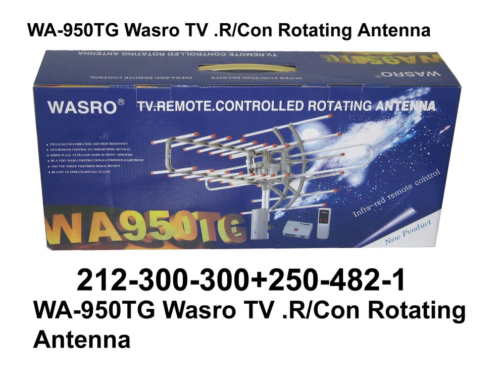 212 300 300 WA 950TG Wasro TV R Con Rotating Antenna