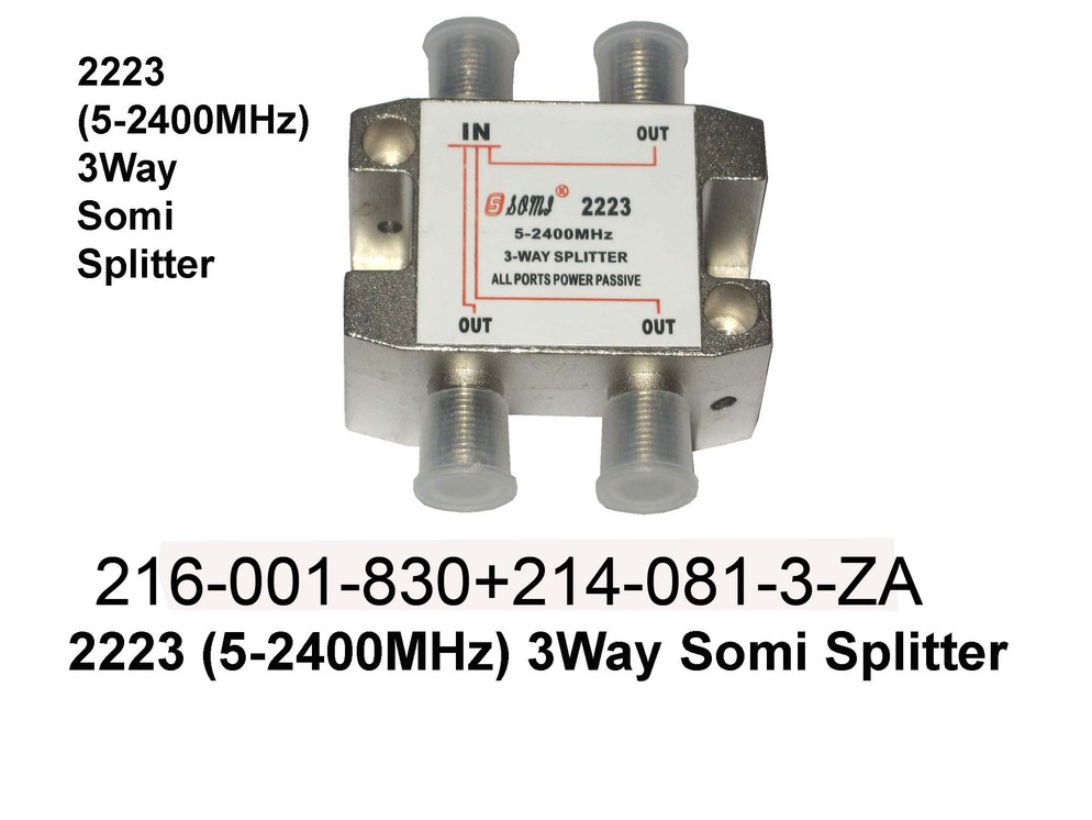 216 001 830 2223 3Way Somi Splitter copy