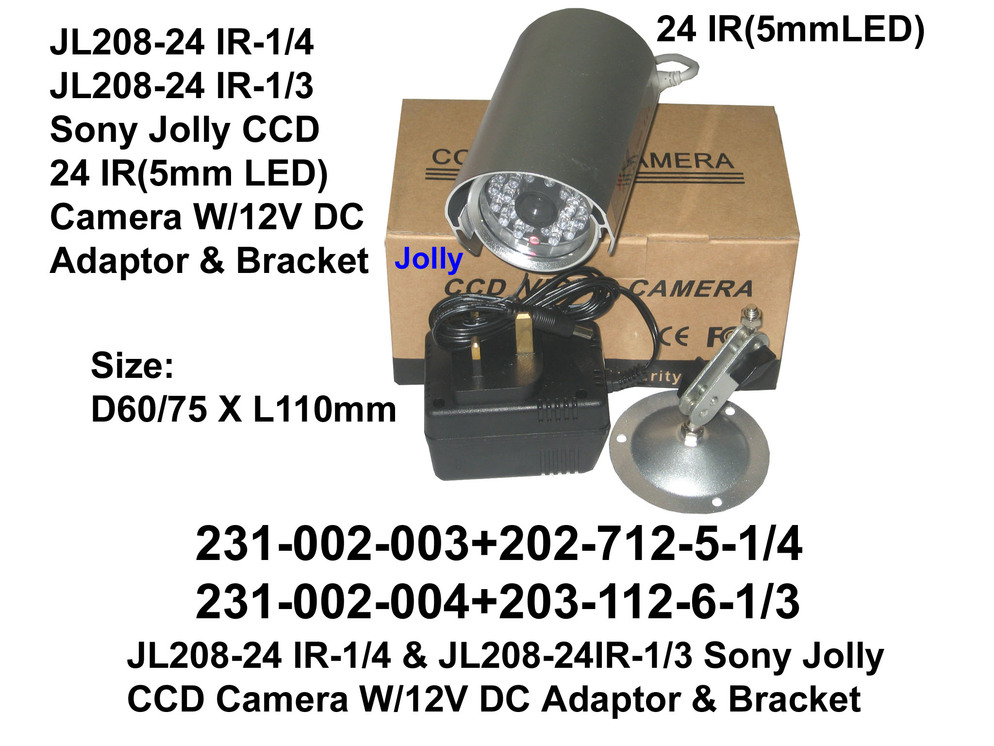 231 002 003 JL208 24 IR 1 4 1 3 Sony Jolly CCD