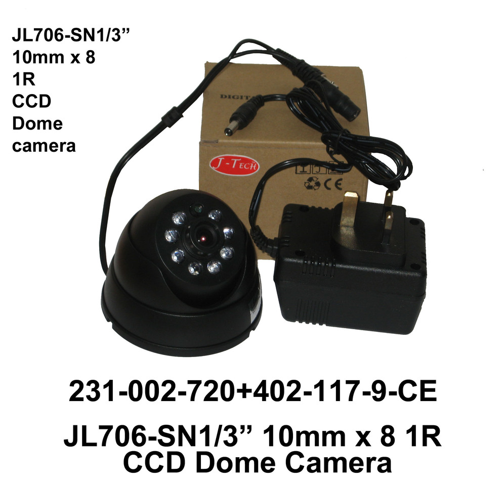 231 002 720 JL706 SN 1R CCD DOME CAMERA copy