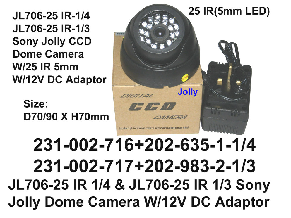 231 002 716 JL706 25IR 1 4 1 3 Sony Jolly Dome