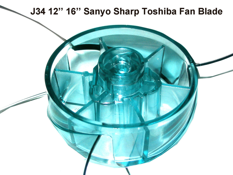 260 420 300 J34 12''  16'' Sanyo Sharp Toshiba  Fan Blade