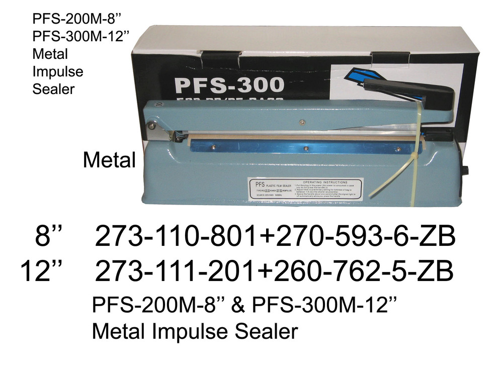 273 111 201 PFS 300M 12'' Metal Ipulse Sealer