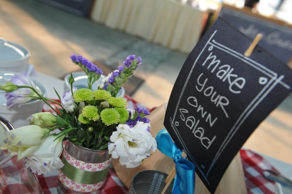 Mini Flower arrangement in Milk Can