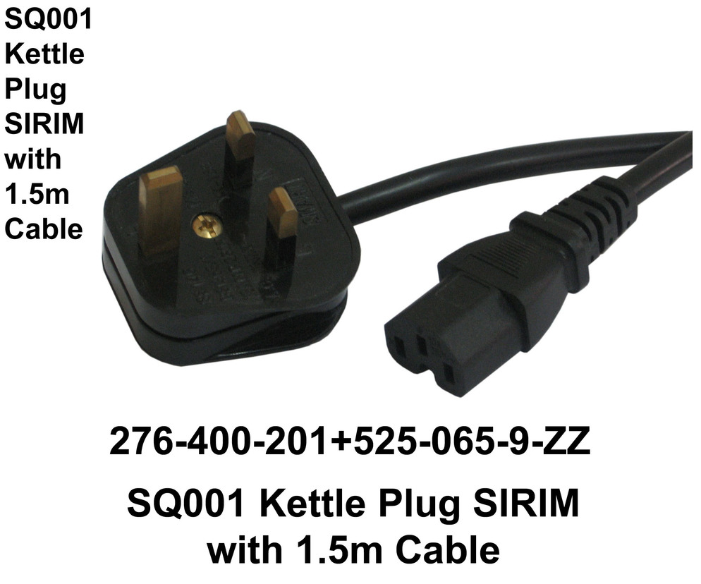 276 400 201 SQ001 KETTLE PLUG SIRIM WITH 1