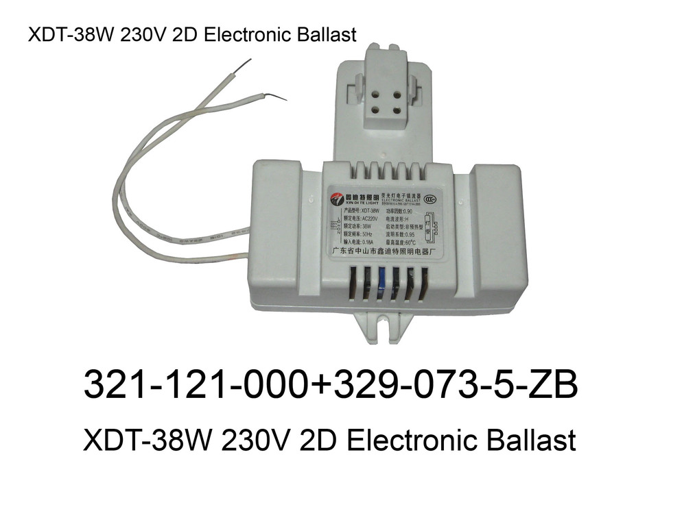 321 121 000 XDT 38W 230V 2D Electronic Ballast