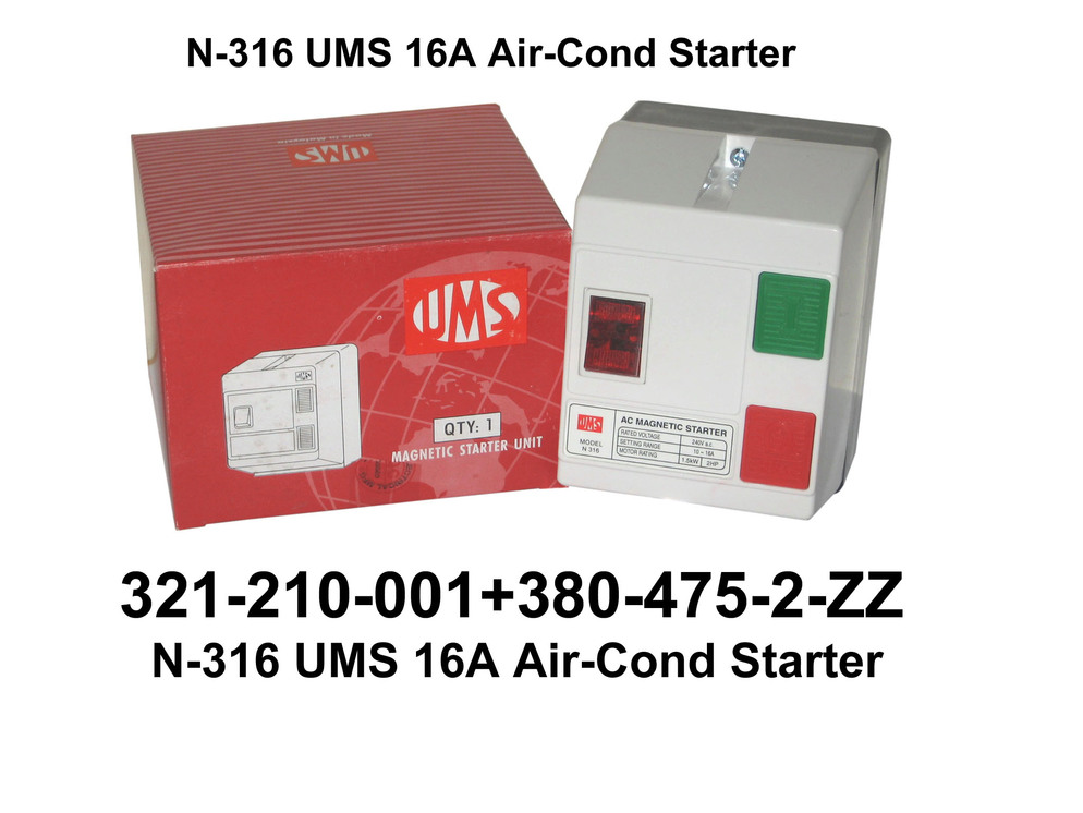321 210 001 N 316 UMS 16A Air Cond Starter