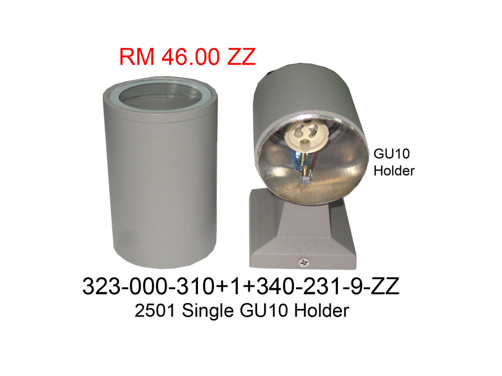 323000310 2501 Single GU10 Holder