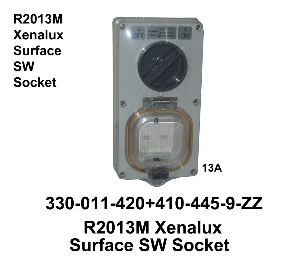 Copy of 330 011 420 XENALUX R2013M SURFACE SW SOCKET copy