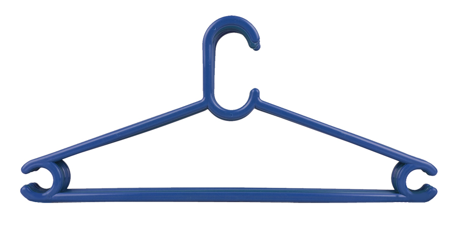 0129 Garment Hanger (5 Pcs) BLUE